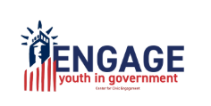 Engage youth in government logo
